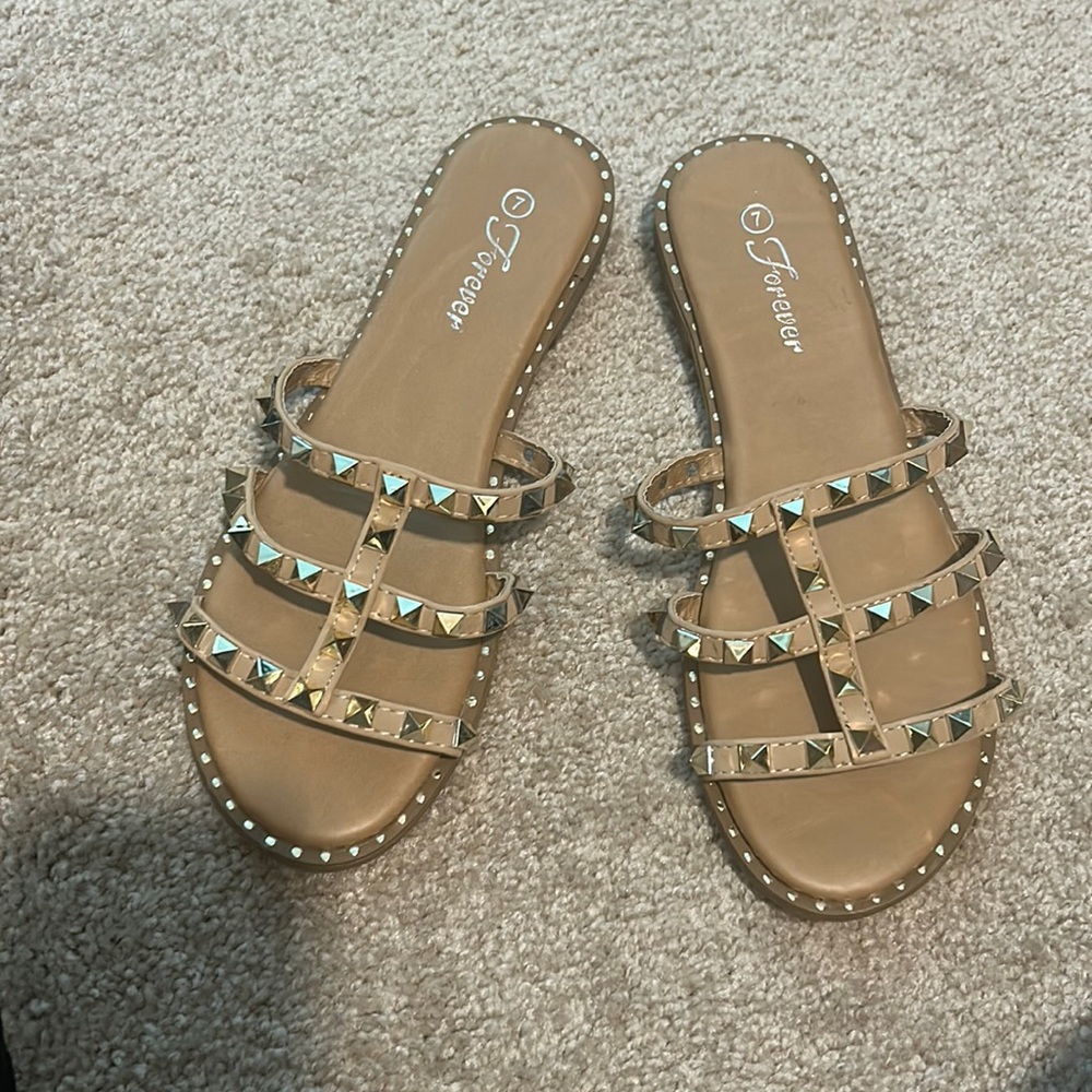 Tan sandals